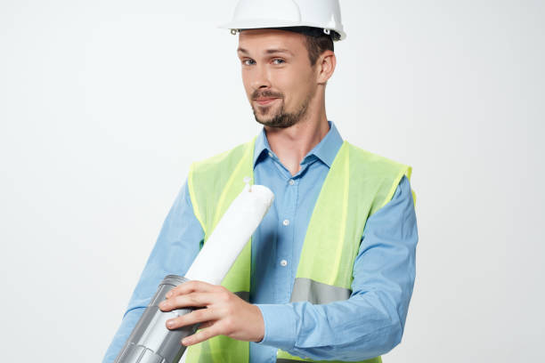 istock man in white helmet Professional Job Working profession 2056050491