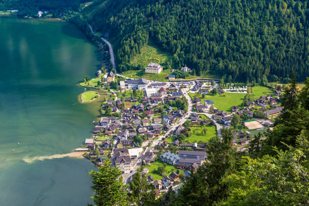 istock Aerial view of Hallstatt, Austria 2056098419
