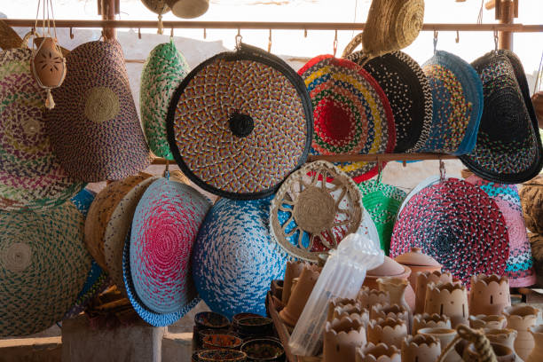 istock Omani souvenirs, Arabic plates and vases, Omani art 2056102041