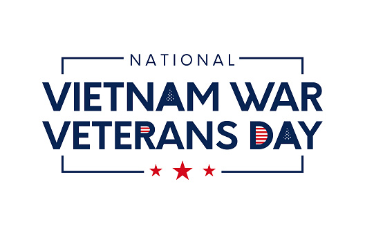 Vietnam War Veterans Day poster, card. Vector illustration