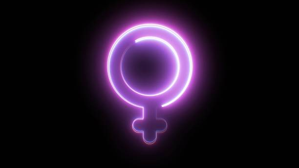 istock Female neon sign 2056195944