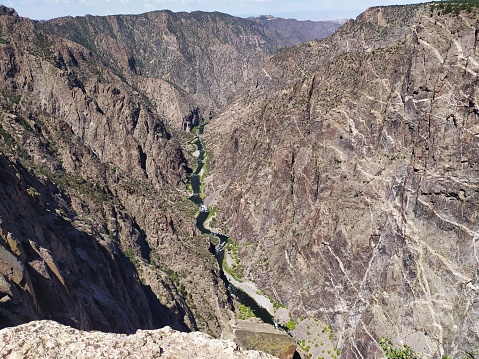 The Painted Wall is one of the most iconic features of Black Canyon of the Gunnison National Park. What makes it so striking is its colorful streaks and bands of rock, which are created by various minerals and geological processes.  The Painted Wall offers a glimpse into the geological history and natural beauty of the canyon.