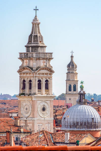 istock Rooftops and towers of Venice, Italy 2056278412