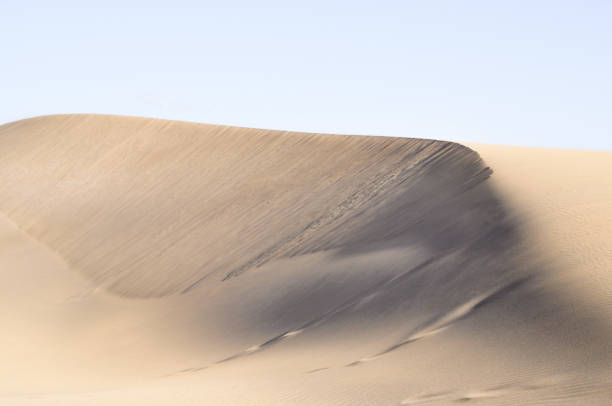 Landscape photo of desert, light and shadow