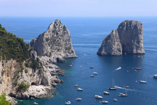 istock Faraglioni cliffs in Capri island 2056319056