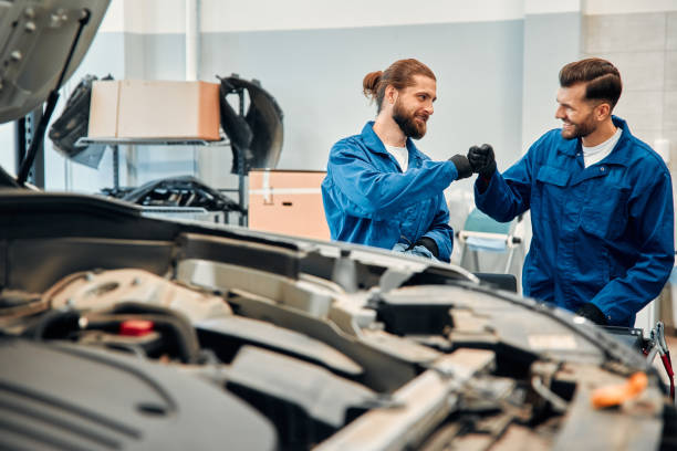 istock Auto repair and maintenance. 2056327034