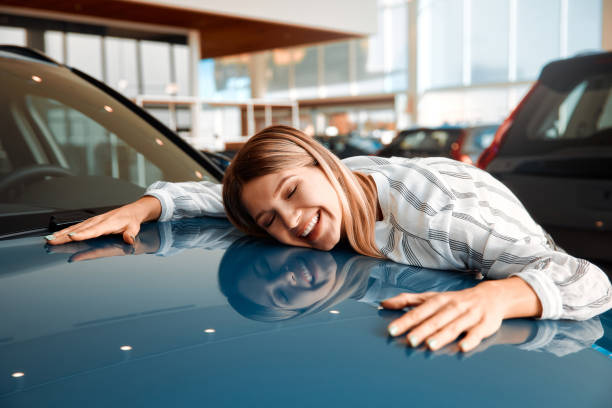 istock Car showroom. Buying, renting a car. 2056336833