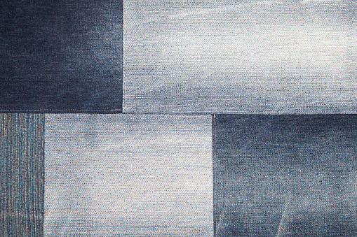 Blue denim texture, background