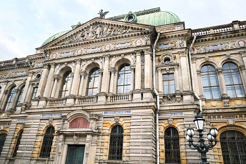 Berlin, Germany - Sep 7, 2019: Alte Nationalgalerie (Old National Gallery) at Museum Island - Berlin, Germany