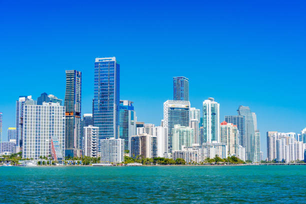 istock Waterfront scene Brickell Miami used for postcard prints 2056535090