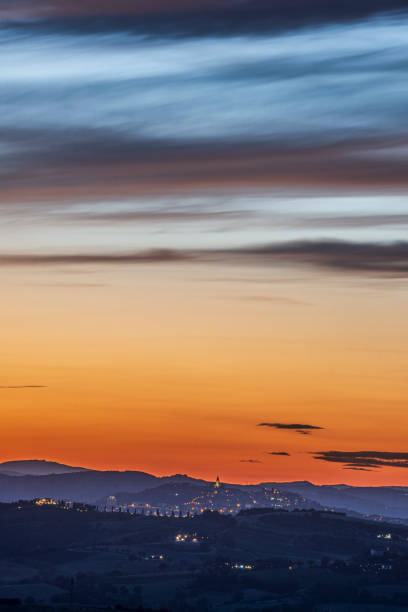 Configni, Acquasparta, Terni, Umbria, Italy: Spectacular sunsets from Configni, a small village a stone's throw from Acquasparta in Umbria