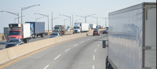 istock Truck on the road 2056579957