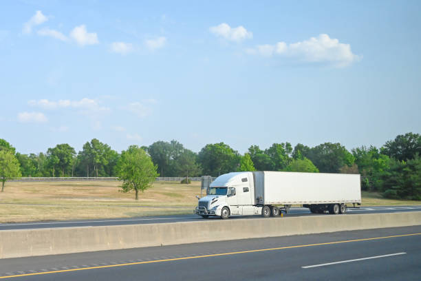 istock Truck on the road 2056580489