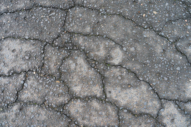 istock Old asphalt on a street 2056696447