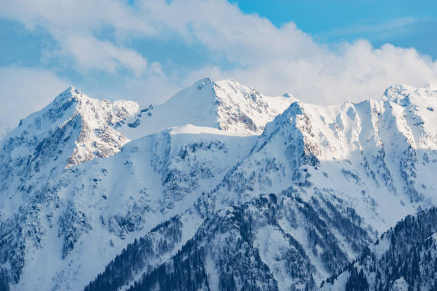 istock Mountain under the snow and ice at winter. 2056882901