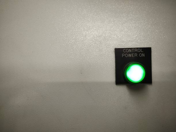 istock ON button or start button for the machine on right of the photo 2056927533