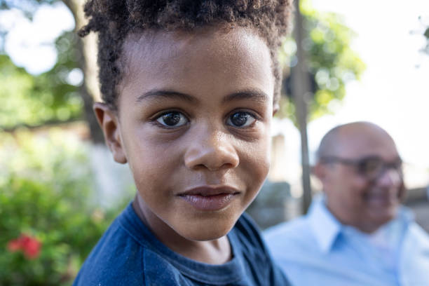 Portrait of a Latin child
