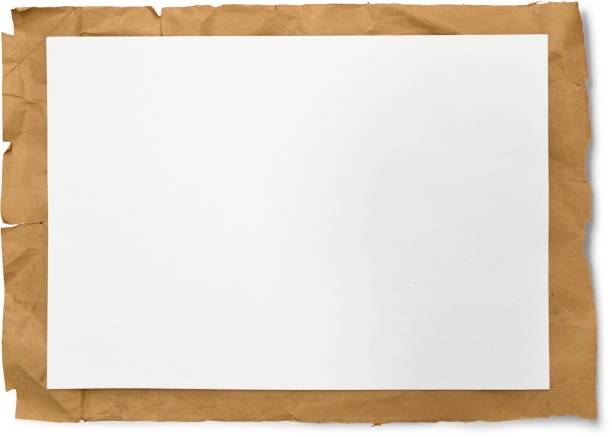 istock Close up view isolated white paper on plain background suitable for your element project. 2057152139