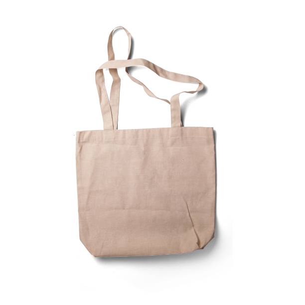 istock Reusable paper bag for carrying goods isolated on plain background. 2057202630