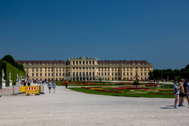 Vienna, Austria - June 18, 2023: Summer Imperial Palace  Schoenbrunn