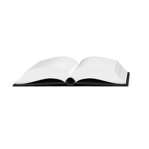 istock Top up view isolated of blank white book. 2057215107