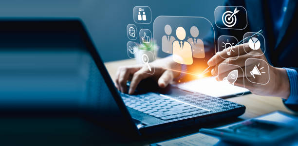 istock HR management concept, is the administration of human resources within an organization, focusing on recruitment, training, conflict resolution, and fostering a productive organizational culture. 2057232988