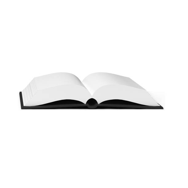 istock Top up view isolated of blank white book. 2057236666