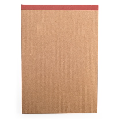 Realistic jotter pad isolated on transparent background.fit element for scenes project.