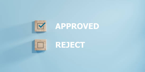 istock tick correct mark to approve document icon and project concept.Quality management with Quality Assurance or QA and Quality Control or QC and improvement. 2057368204