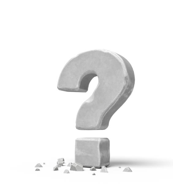 istock 3d rendering of stone concrete question mark 2057405361