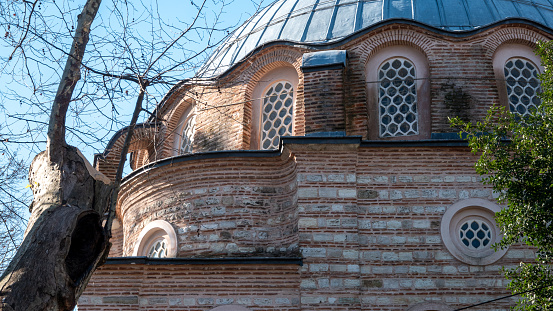 Shamakhi, Azerbaijan - January 2nd, 2024: Juma Mosque of Shamakhi