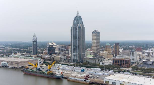 istock Downtown Mobile, Alabama waterfront skyline 2057476942
