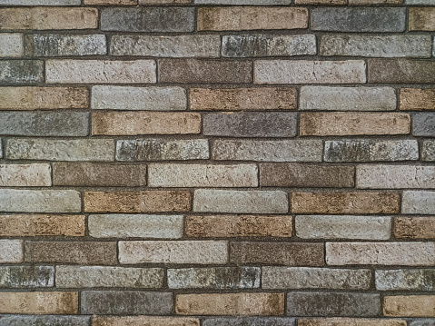 Stone brick wall, abstract background