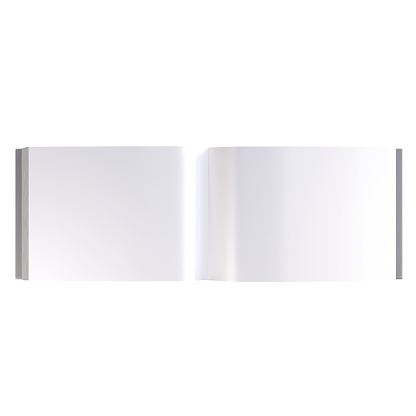 Realistic litte book isolated on transparent background.fit element for scenes project.