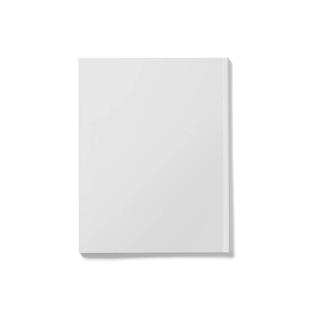 istock Isolated white open magazine mockup on white 2057504968