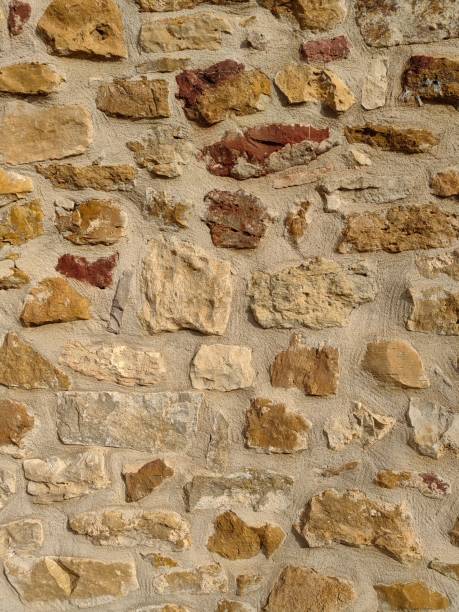 Stone wall fence rustic decoration natural background