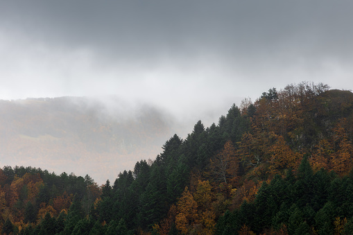 A stormy day in the mountain