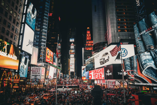 istock Night in Times Square - Manhattan, New York City 2057576780