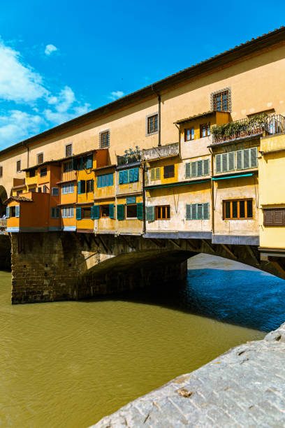 istock Golden bridge in Florence close-up 2057592618