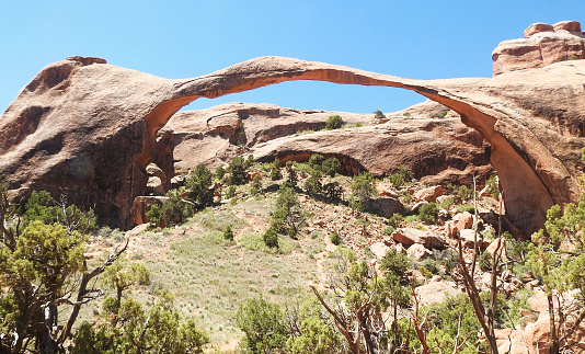 Landscape Arch, Arches National Park, Utah - United States