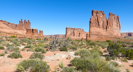 Park Avenue, Arches National Park, Utah - United States