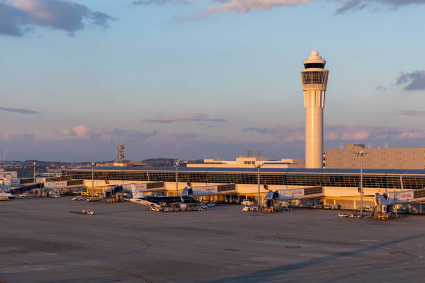 Tokoname, Japan - December 25, 2023 : General view of the Chubu Centrair International Airport in Tokoname City, Aichi Prefecture, Japan.