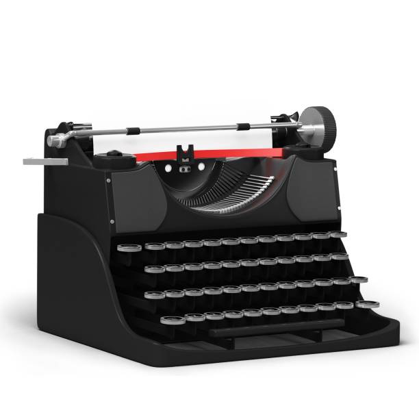 istock Realistic old typewriter isolated on transparent background.fit element for scenes project. 2057696996