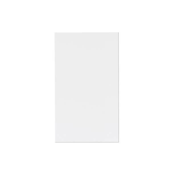 istock Close up view blank white visiting card isolated on white background. 2057699614