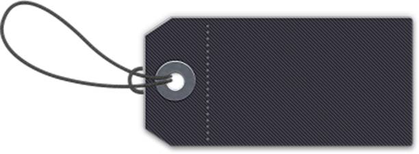 istock Blank plain price tag for project sales. 2057705474