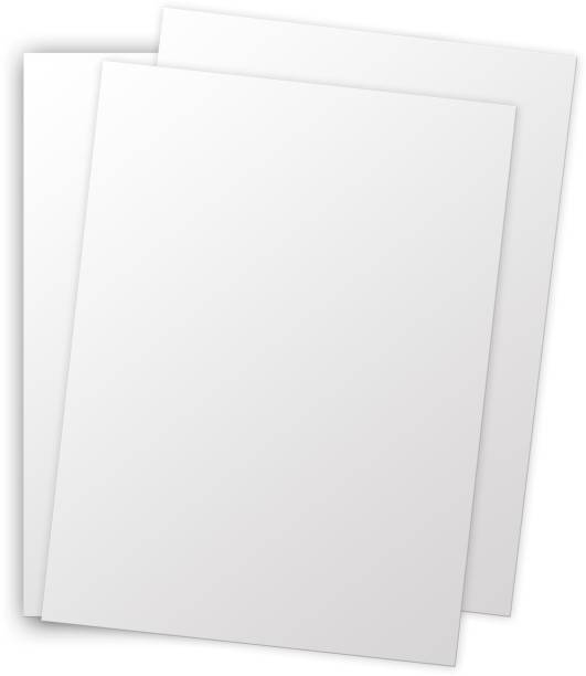 istock Close up view isolated of blank white paper. 2057717205