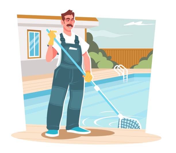 Pool Cleaner Graphics 150+ Pool Cleaner Vacuum Stock Illustrations, Royalty-Free Vector ...