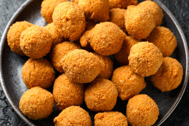 istock Meat free vegetarian scotch eggs with micoprotein 2057813108