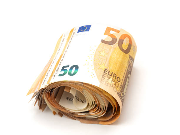 istock Rolled Bundle of 50 Euro Banknotes 2057817906