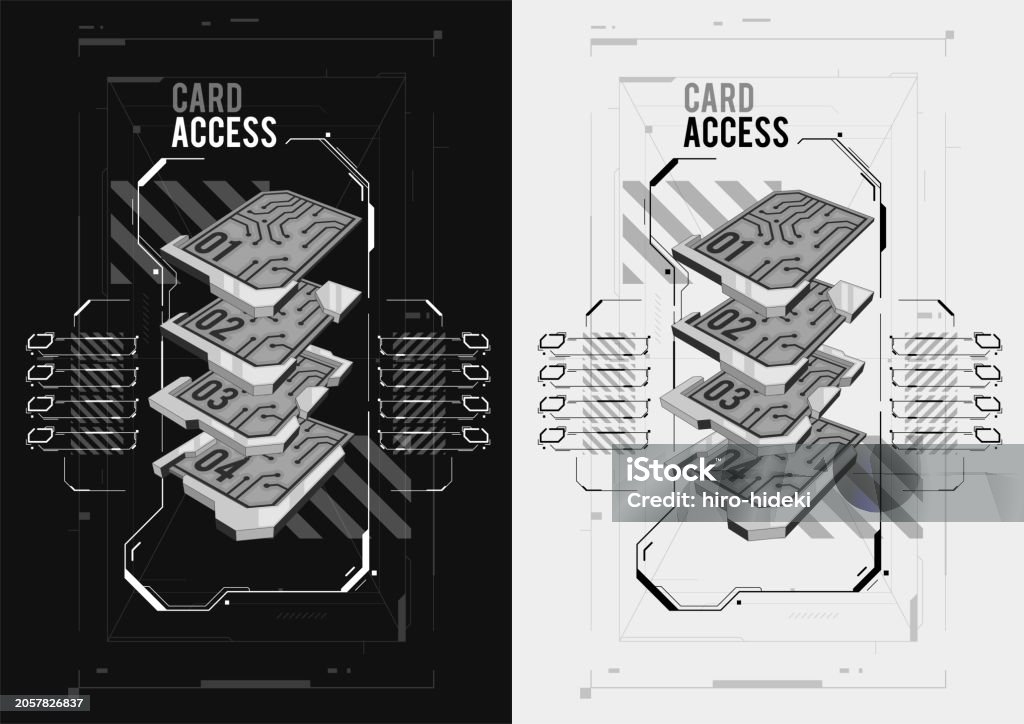 Hud Access Biometric Access Control System Cards In Hud Style Electronic Modern ...